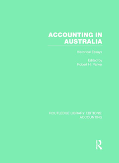 Couverture de l’ouvrage Accounting in Australia (RLE Accounting)