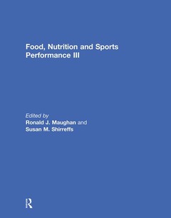 Couverture de l’ouvrage Food, Nutrition and Sports Performance III