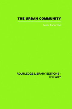 Couverture de l’ouvrage The Urban Community