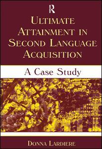 Couverture de l’ouvrage Ultimate Attainment in Second Language Acquisition