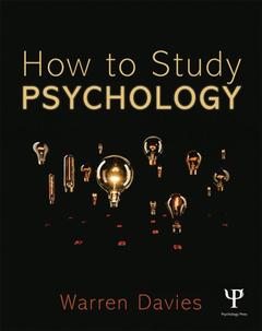 Couverture de l’ouvrage How to Study Psychology