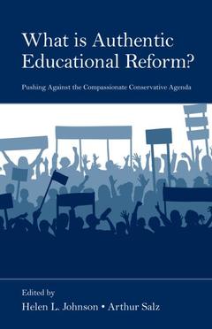 Couverture de l’ouvrage What Is Authentic Educational Reform?