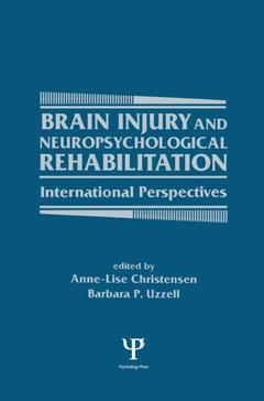 Couverture de l’ouvrage Brain Injury and Neuropsychological Rehabilitation