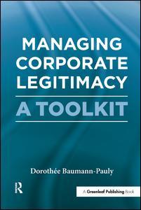 Couverture de l’ouvrage Managing Corporate Legitimacy