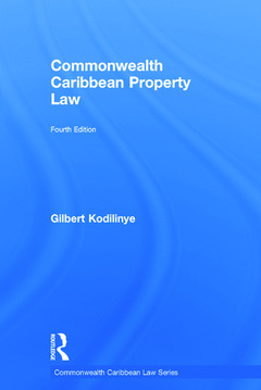 Couverture de l’ouvrage Commonwealth Caribbean Property Law