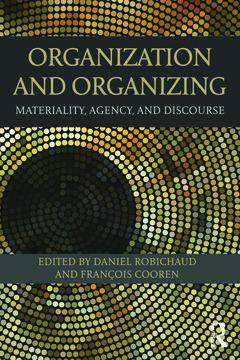 Couverture de l’ouvrage Organization and Organizing