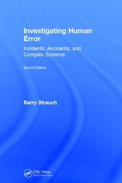 Couverture de l’ouvrage Investigating Human Error