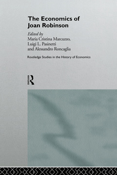 Couverture de l’ouvrage The Economics of Joan Robinson