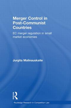 Couverture de l’ouvrage Merger Control in Post-Communist Countries
