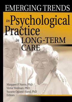 Couverture de l’ouvrage Emerging Trends in Psychological Practice in Long-Term Care