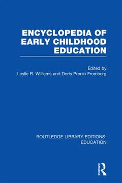 Couverture de l’ouvrage Encyclopedia of Early Childhood Education