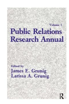 Couverture de l’ouvrage Public Relations Research Annual