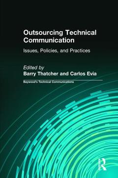 Couverture de l’ouvrage Outsourcing Technical Communication