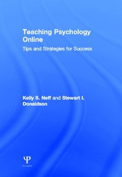 Cover of the book Teaching Psychology Online