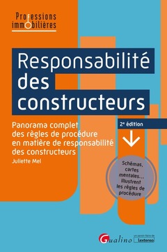 Couverture de l’ouvrage Responsabilité des constructeurs