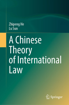 Couverture de l’ouvrage A Chinese Theory of International Law
