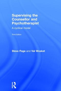Couverture de l’ouvrage Supervising the Counsellor and Psychotherapist