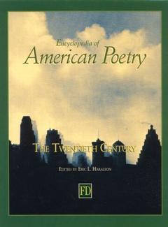 Couverture de l’ouvrage Encyclopedia of American Poetry: The Twentieth Century