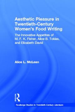 Couverture de l’ouvrage Aesthetic Pleasure in Twentieth-Century Women's Food Writing