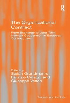 Couverture de l’ouvrage The Organizational Contract