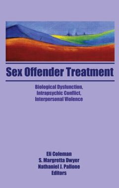 Couverture de l’ouvrage Sex Offender Treatment