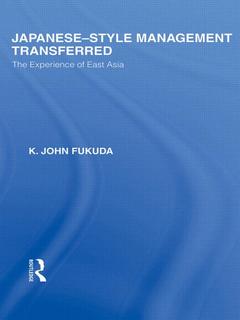 Couverture de l’ouvrage Japanese-Style Management Transferred