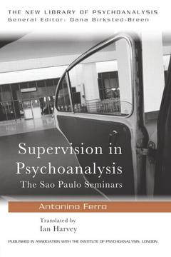 Cover of the book Supervision in Psychoanalysis