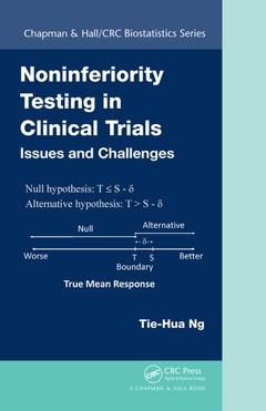 Couverture de l’ouvrage Noninferiority Testing in Clinical Trials