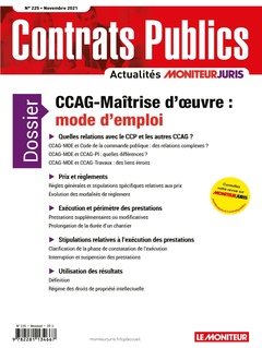 Cover of the book Contrats publics 225 - Novembre 2021