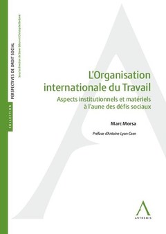 Couverture de l’ouvrage L'organisation internationale du Travail