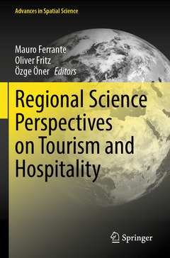 Couverture de l’ouvrage Regional Science Perspectives on Tourism and Hospitality