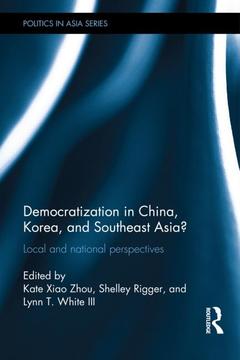 Couverture de l’ouvrage Democratization in China, Korea and Southeast Asia?