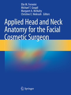 Couverture de l’ouvrage Applied Head and Neck Anatomy for the Facial Cosmetic Surgeon