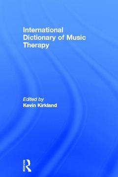 Cover of the book International Dictionary of Music Therapy