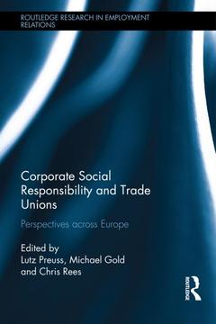Cover of the book Corporate Social Responsibility and Trade Unions