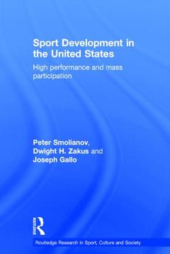 Cover of the book Sport Development in the United States