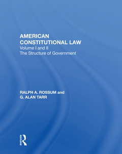 Couverture de l’ouvrage American Constitutional Law 8E, 2-VOL SET