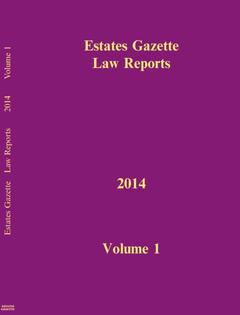 Cover of the book EGLR 2014 V1