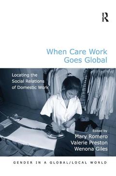 Couverture de l’ouvrage When Care Work Goes Global