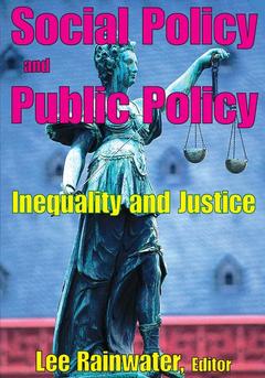 Couverture de l’ouvrage Social Policy and Public Policy
