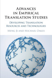Cover of the book Advances in Empirical Translation Studies