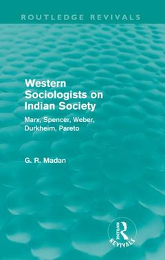 Couverture de l’ouvrage Western Sociologists on Indian Society (Routledge Revivals)
