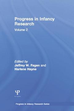 Couverture de l’ouvrage Progress in infancy Research