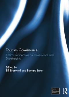 Couverture de l’ouvrage Tourism Governance