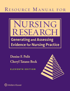 Couverture de l’ouvrage Resource Manual for Nursing Research