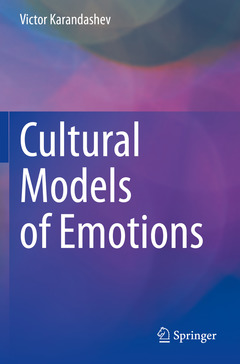 Couverture de l’ouvrage Cultural Models of Emotions
