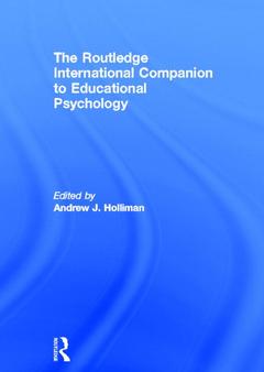 Couverture de l’ouvrage The Routledge International Companion to Educational Psychology