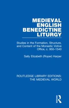 Cover of the book Medieval English Benedictine Liturgy