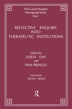 Couverture de l’ouvrage Reflective Enquiry into Therapeutic Institutions