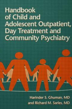 Couverture de l’ouvrage Handbook Of Child And Adolescent Outpatient, Day Treatment A